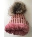 Assorted Colors Winter Warm Fleece Lining Ski Knit Faux Fur Ball  Girl Hats  eb-38879487
